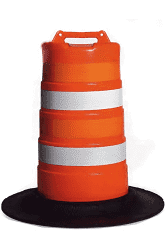 traffic barrel