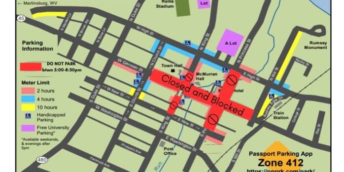 Shepherdstown Halloween 2025 Parking